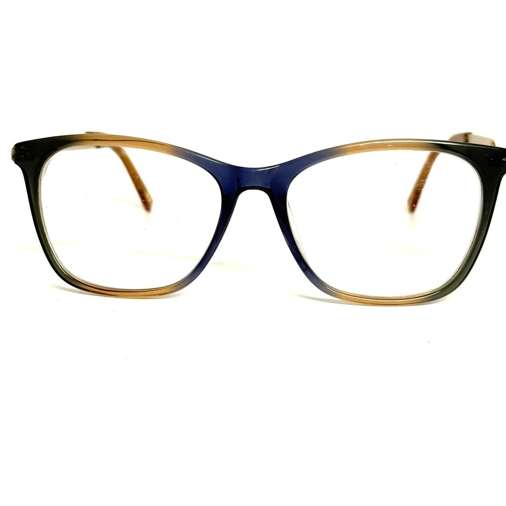 Diane von Furstenberg DVF5103 Blue Brown Gradient Square Eyeglasses Frames 53-16